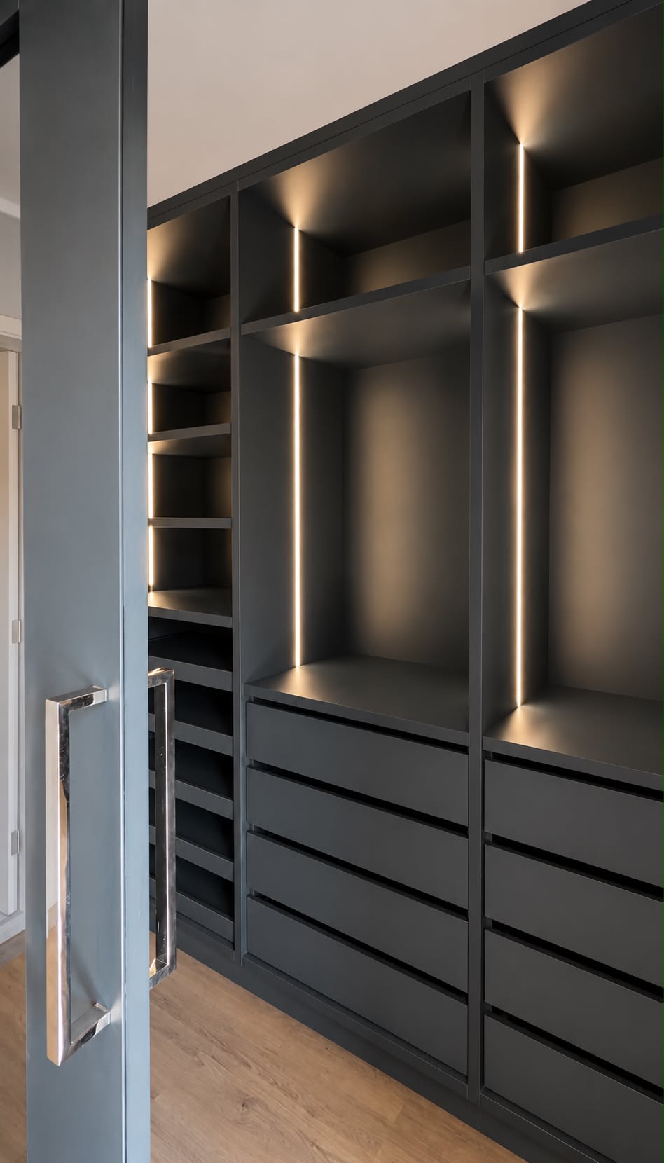 Closet em Azul Profundo